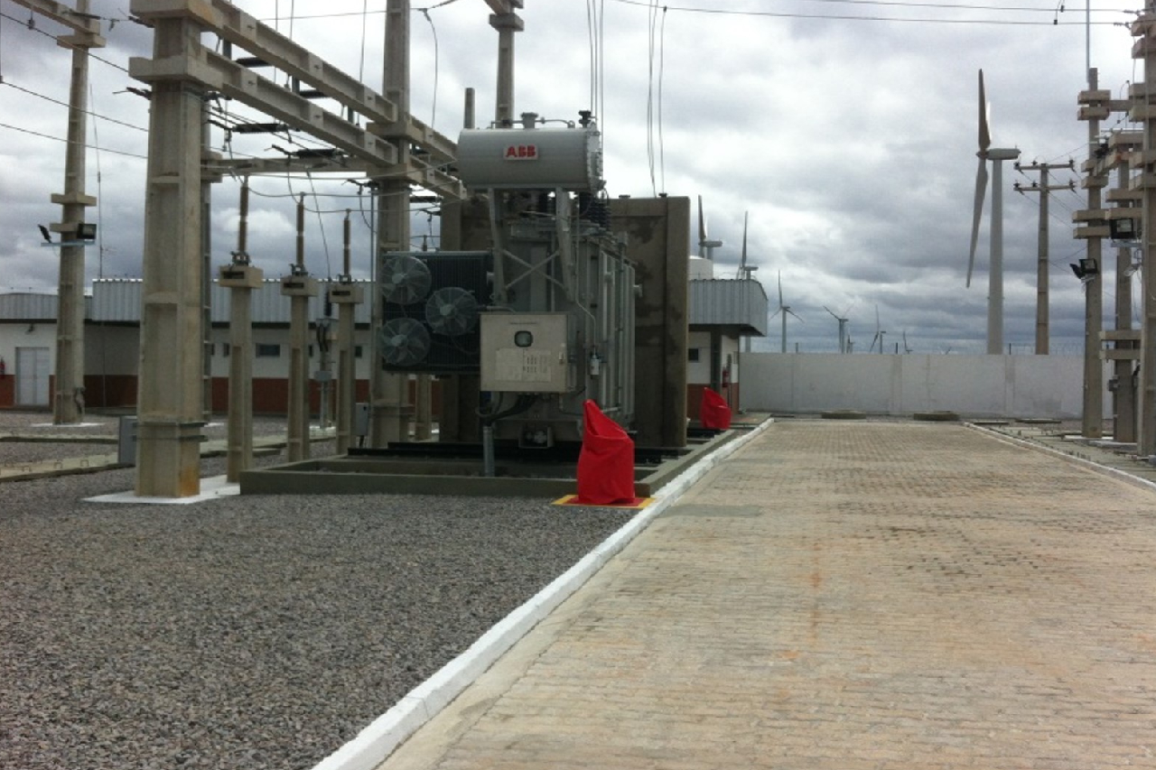 Detalhe turbina eólica